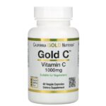 Вітамін C, 1000 мг, 60 капсул, California Gold Nutrition, Gold C