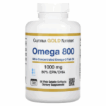 California Gold Nutrition, омега-800,  80 % ЕПК/ДГК,  1000 мг, 90