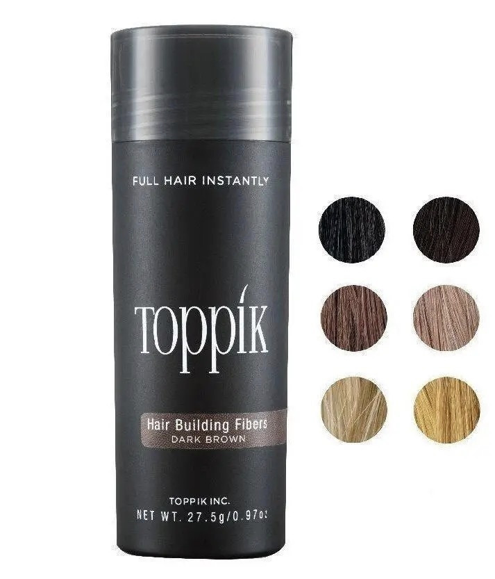 5423479573_toppik-hair-building.jpg Загусник для волосся Toppik Hair Building Fibers dark brown - Зображення 1