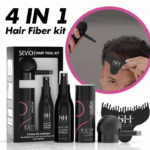Набір Sevich 4-в-1, Чорний, для Збільшення Об'єму Волосся