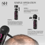 Набір Sevich 4-в-1, Чорний, для Збільшення Об'єму Волосся - Зображення 4